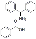 benzoic acid, diphenylmethanamine 结构式