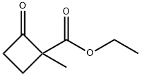 Cyclobutanecarboxylic acid, 1-methyl-2-oxo-, ethyl ester (9CI) 结构式