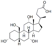 (3a,5b,7a,12a)-3,7,12,19-tetrahydroxy-Cholan-24-oic acid 结构式