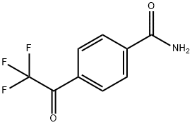 Benzamide, 4-(trifluoroacetyl)- (9CI) 结构式