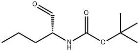 Carbamic acid, (1-formylbutyl)-, 1,1-dimethylethyl ester, (R)- (9CI) 结构式