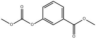 Carbonic acid methyl[m-(methoxycarbonyl)phenyl] ester 结构式