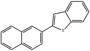 2-(2-Naphthyl)-1-benzothiophene 结构式