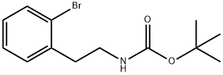 叔丁基 2-溴苯乙基氨基甲酯 结构式