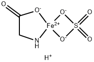 甘氨酸亚铁硫酸盐 结构式