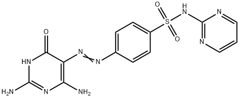 4-[2-(2,4-diamino-6-oxo-pyrimidin-5-ylidene)hydrazinyl]-N-pyrimidin-2- yl-benzenesulfonamide 结构式
