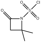 1-Azetidinesulfonyl chloride, 2,2-diMethyl-4-oxo- 结构式