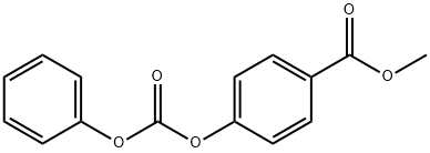 4-[(苯氧羰基)氧基]苯甲酸甲酯 结构式