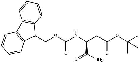 FMOC-ASP(OBUT)-NH2 结构式