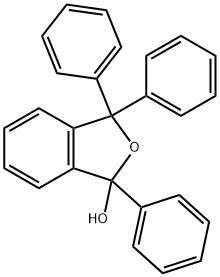 1,3-Dihydro-1,3,3-triphenylisobenzofuran-1-ol 结构式