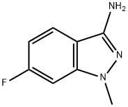 3-AMino-6-fluoro-1-Methylindazole 结构式
