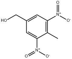 4-甲基-3,5-二硝基苯甲醇 结构式
