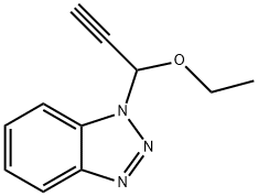 1-(1-乙氧基-2-丙炔基)-1H-苯并三唑 结构式