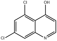 5,7-二氯-4-羟基喹啉 结构式