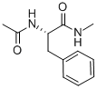 (ALPHAS)-ALPHA-(乙酰氨基)-N-甲基-苯丙酰胺 结构式