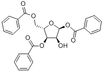 ALPHA-L-呋喃核糖 1,3,5-三苯甲酸酯 结构式