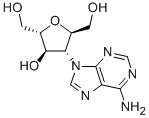 3-(6-AMINO-9H-PURIN-9-YL)-2,5-ANHYDRO-3-DEOXY-L-MANNITOL 结构式