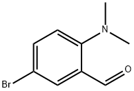 5-溴-2-(二甲基氨基)苯甲醛 结构式
