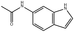 N-(1H-吲哚-6-基)乙酰胺 结构式