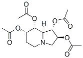 1,2,7,8-Indolizinetetrol, octahydro-, tetraacetate (ester), 1S-(1.alpha.,2.beta.,7.alpha.,8.alpha.,8a.alpha.)- 结构式