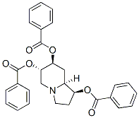 1,6,7-Indolizinetriol, octahydro-, tribenzoate (ester), 1S-(1.alpha.,6.beta.,7.alpha.,8a.beta.)- 结构式