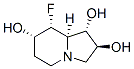 1,2,7-Indolizinetriol, 8-fluorooctahydro-, 1S-(1.alpha.,2.beta.,7.alpha.,8.alpha.,8a.alpha.)- 结构式