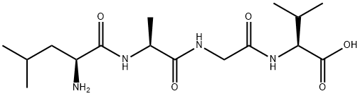 leucyl-alanyl-glycyl-valine 结构式