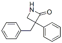 3-Benzyl-3-phenylazetidin-2-one 结构式