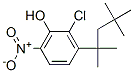 2-CHLORO-6-NITRO-(1,1,3,3-TETRAMETHYLBUTYL)PHENOL 结构式