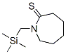 2H-Azepine-2-thione,  hexahydro-1-[(trimethylsilyl)methyl]- 结构式
