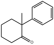 2-甲基-2-苯基环己酮 结构式