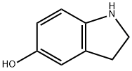 2,3-二氢吲哚-5-醇 结构式