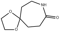 1,4-二氧杂-8-氮杂螺[4.6]十一烷-9-酮 结构式