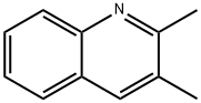 2,3-二甲基喹啉 结构式
