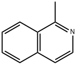 1-甲基异喹啉 结构式