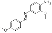 3,4'-Dimethoxy-4-aminoazobenzene 结构式