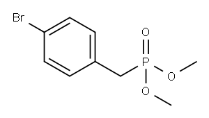 (4-溴苄基)磷酸二甲酯 结构式