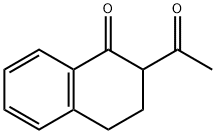 2-乙酰-1-四酮 结构式