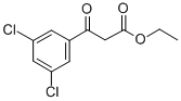 3-(3,5-二氯苯基)-3-氧代丙酸乙酯 结构式