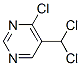 Pyrimidine, 4-chloro-5-(dichloromethyl)- (9CI) 结构式