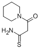 3-OXO-3-PIPERIDIN-1-YLPROPANETHIOAMIDE 结构式