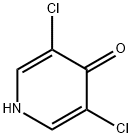3,5-二氯-4-吡啶酮 结构式
