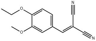 (4-Ethoxy-3-methoxybenzylidene)malononitrile 结构式