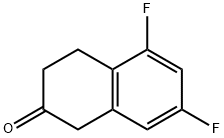 5,7-二氟-3,4-二氢-1H-2-萘酮 结构式