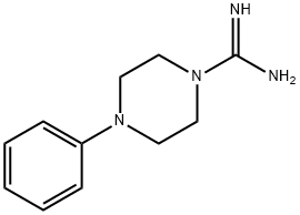 4-苯基哌嗪-1-甲酰亚胺酰胺硫酸盐 结构式