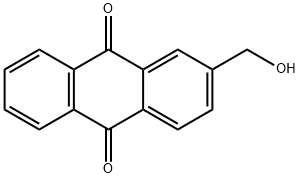 2-羟甲基蒽醌 结构式