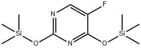 5-氟-2,4-双(三甲硅氧)嘧啶 结构式