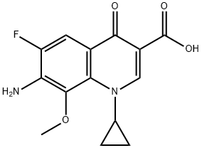 7-氨基莫西沙星喹啉 结构式
