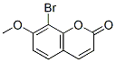 8-bromo-7-methoxy-chromen-2-one 结构式