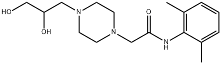 O-Desaryl Ranolazine 结构式